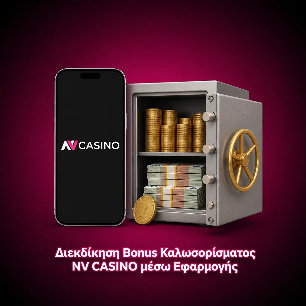 Εφαρμογή NV CASINO σε κινητό τηλέφωνο