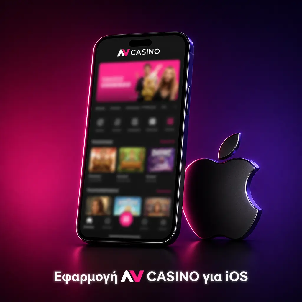 Εφαρμογή NV CASINO για iOS σε iPhone